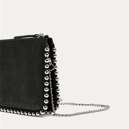 Chains Women Crossbody Bags Handbags Leather Lady Shoulder Bag Lady Small Flap