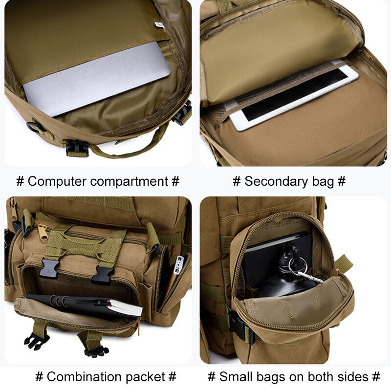Capacity Actical Backpack Men Hiking Trekking Backpack Travel Bag Sport Tactical