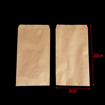 100Pcs Kraft Paper Seed Protective Envelope Storage Bags Mini Envelopes Packets
