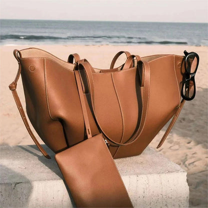 Underarm Bag Bag Vintage Leather Women Shoulder Bag Elegant Tote Handbag