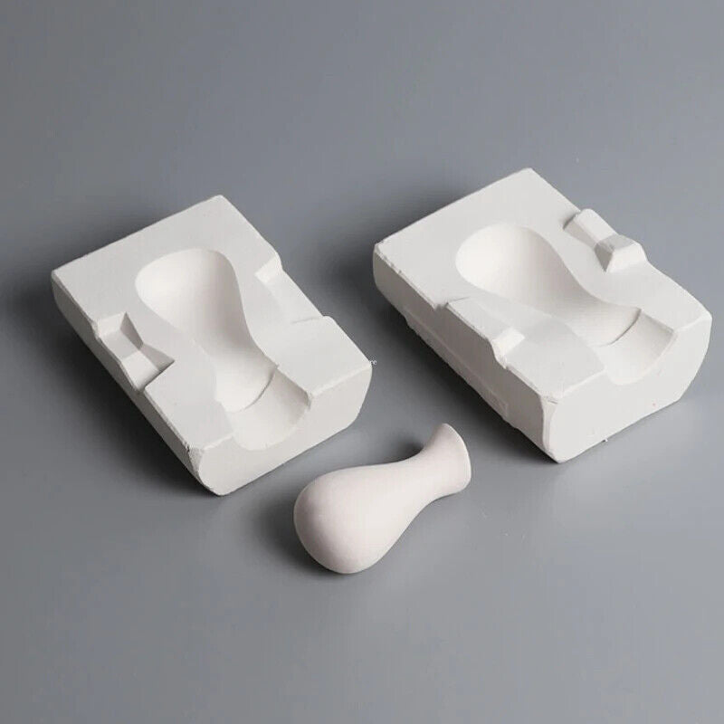 Pottery Tools Ceramic Mold Grouting Plaster DIY Teapot Water Cups Handle Molding