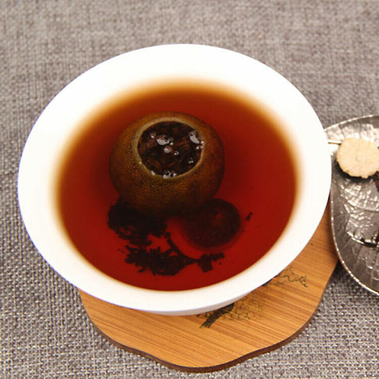 2021 Chinese XinHui "Chen Pi" Tangerine Peel Ripe Puer Tea "Gong Ting 100g/box