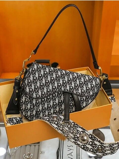 Luxury Women's Crossbody Bag Handbag Clutch Designer Style Saddle Bag Messenger