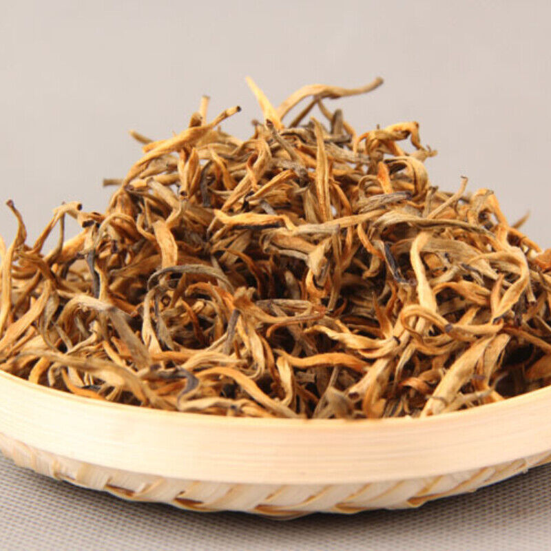 500g Yunnan Top Gold Wire Dian Hong Tea Red Single Bud Organic Black Tea