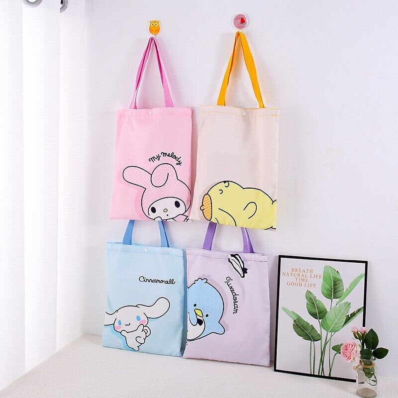 HelloKitty Handbag My Melody Kuromi Cute Beauty Shopping Storage Shoulder Bag
