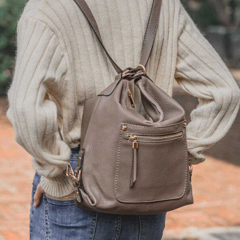 Celela Women Dual-use Hobo Shoulder Bag Convertible Backpack Bags
