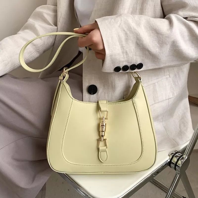 Purse Handbag Leather Shoulder Crossbody Bags Women Underarm Bag Polyester 1 PC
