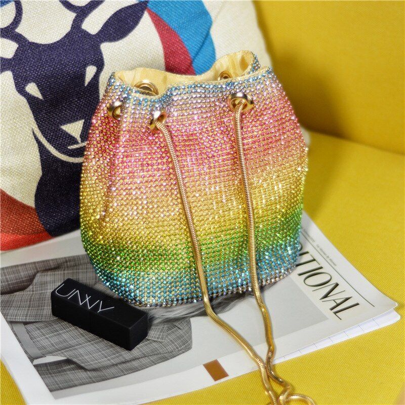 Luxury Handbag Bag Diamond Shoulder Chain Evening Summer Crossbody 13*16*11 CM