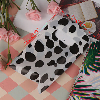 50pcs/lot 9*15cm Mini Thank You Gift Bags Handle Small Plastic Shopping C JRZB
