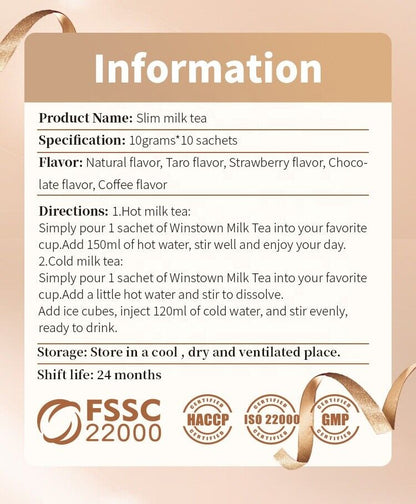 Custom Slim Tea Slimming Meal Replacement Herbal Supplements Powder Weight Loss