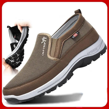 Comfort Breathable Orthopedic Travel Plimsolls, Cna Trop Shoes for Men Slip-on