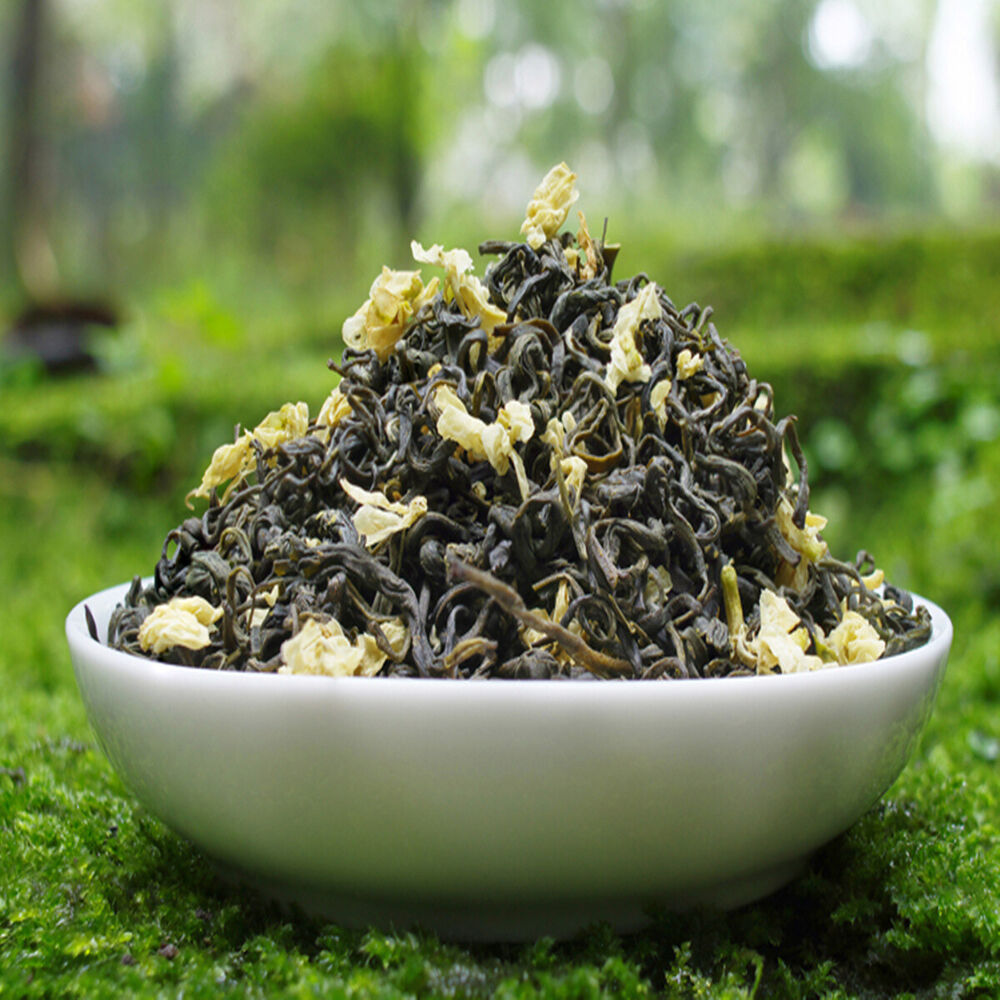50g Jasmine Flowers Green Tea Jasmine Flurries Chinese Green Tea Jasmine Flower
