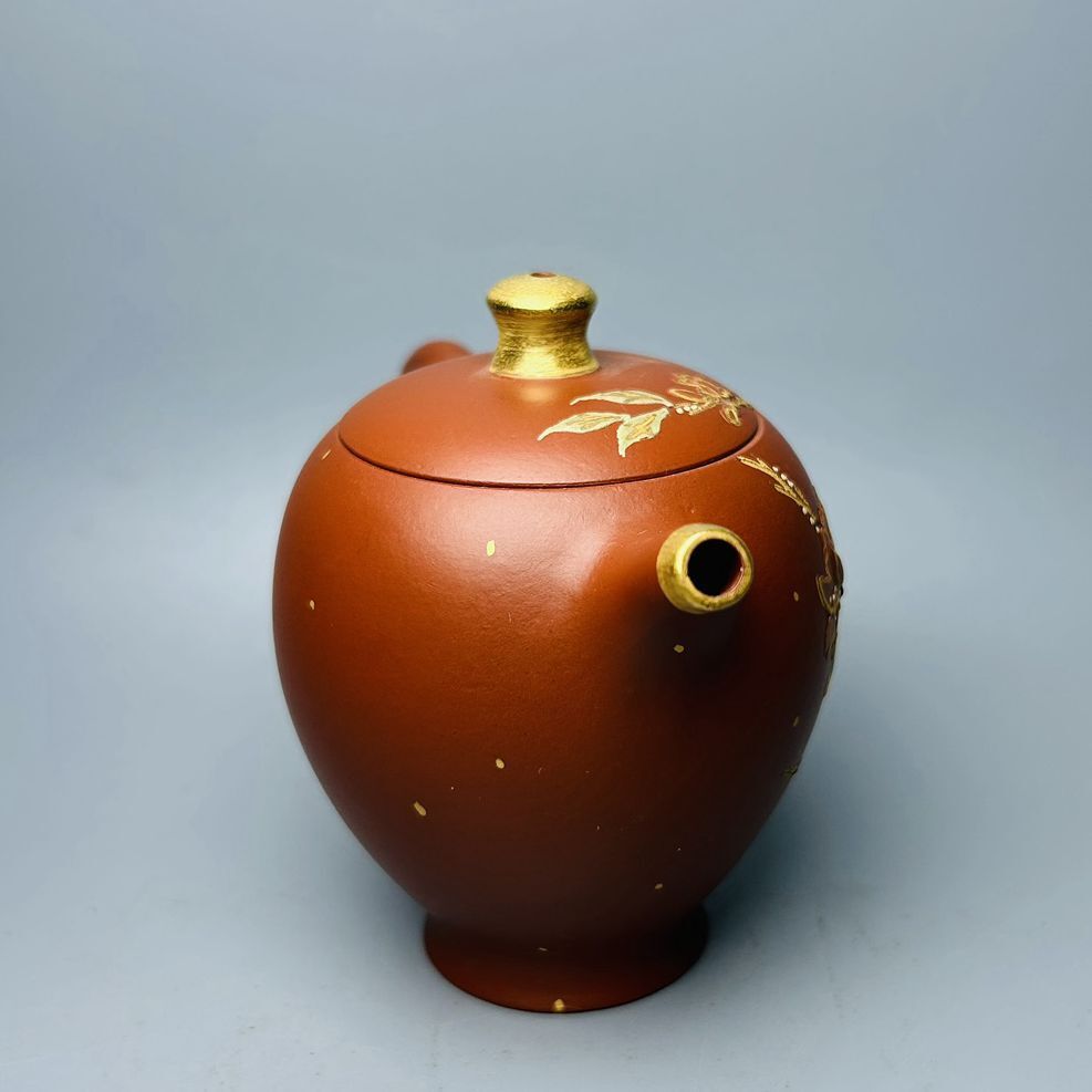 Vintage China Yixing Purple Clay Teapot Zisha Ceremony Fine Tea Set Collectible