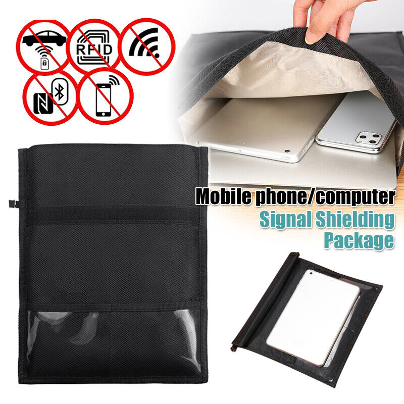 Faraday Mobile Phone Blocker Bag RFID RF Signal Blocker Shielding Safe Pouch bag