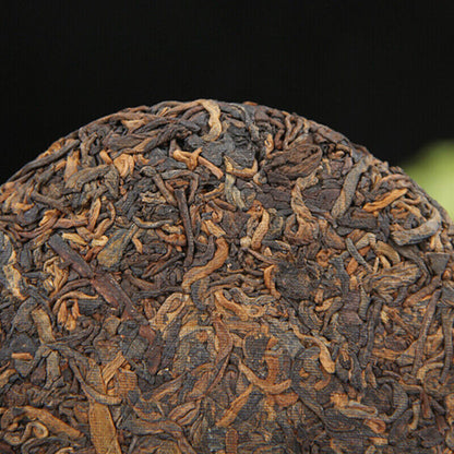 100g Yunnan Organic Ripe Puer Tea Pressed Tea Premium Organic Black Tea Cake