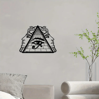 1pc Pyramid Theme Decor Wall Art Decorations, Indoor Living Room Classic Decor