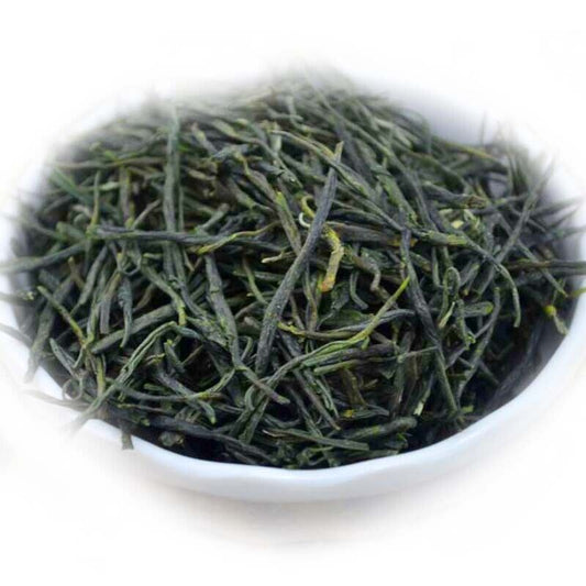 High quality Chinese Sichuan E mei Mountain Maofeng Green Tea Mingqian Green Tea-