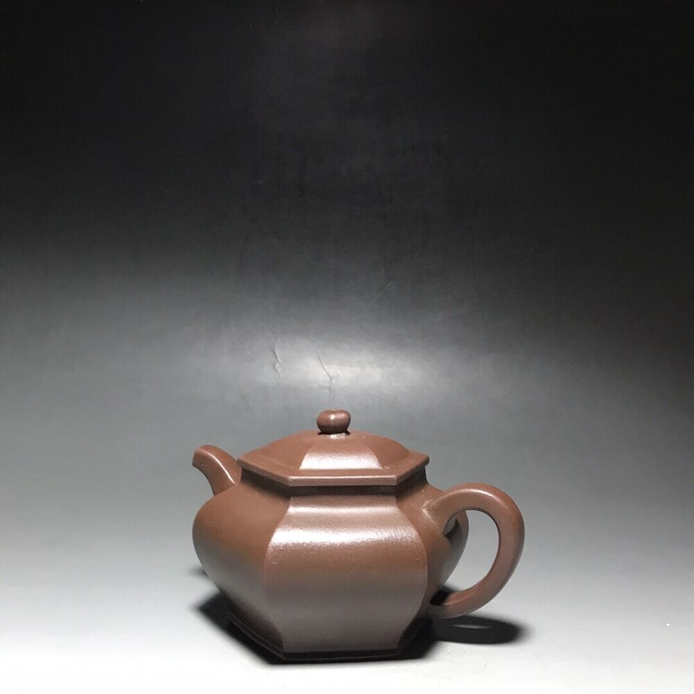 vintage chinese yixing purple clay teapot zisha ceremony carving Collectible art