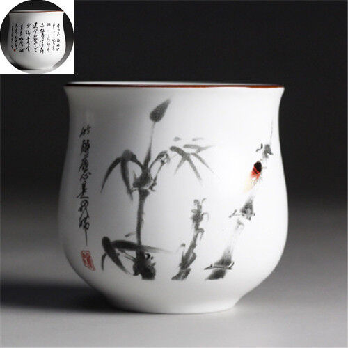 Chinese tea cup Japanese style master cup of tea blue-and-white porcelain cups