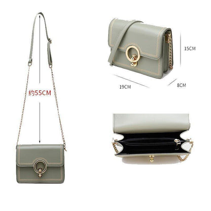 Women Shoulder Bag Material Chains Crossbody Bag Girl Beautiful Embroidery