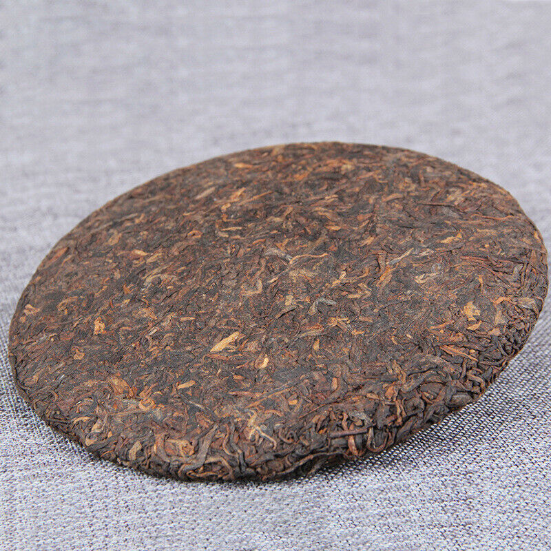 Natural Pressed Black Tea Cake Jinhao Pu-Erh Tea Cake Cooked Tea357g-