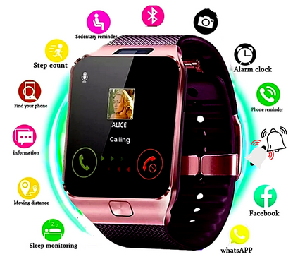 Reloj Inteligente Bluetooth&Sim para Android Smart Watch Universal Dual DZ09