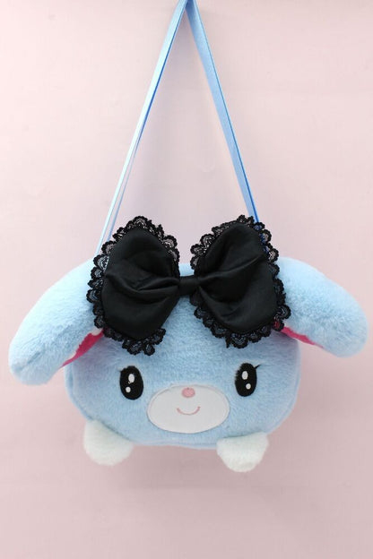 Sanrio Plush Toy Melody Kuromi Shoulder Bag Cotton Doll 16Cm