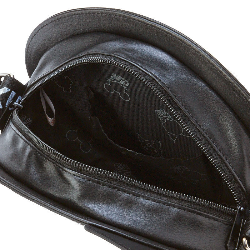 New Kuromi Black Embroidered Cartoon Fashion Crossbody Bag Shoulder Bag