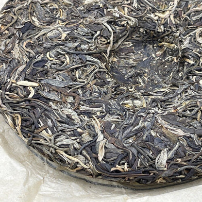 Pu-erh tea,2021,SHENG JIA YUAN, Eighteen Villages of Mengku -Najiao,357g,Raw