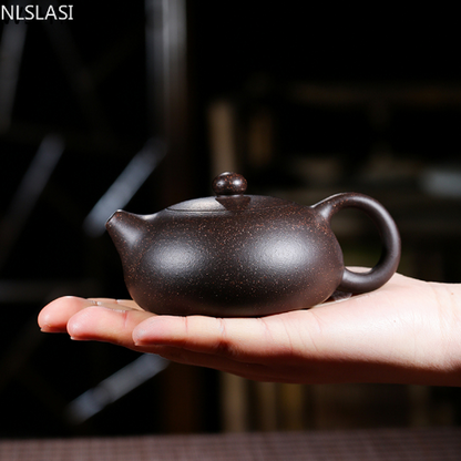 Chinese Yixing Teapot Purple Clay Pot Handmade Shape Pot Kettle Home Tea Set