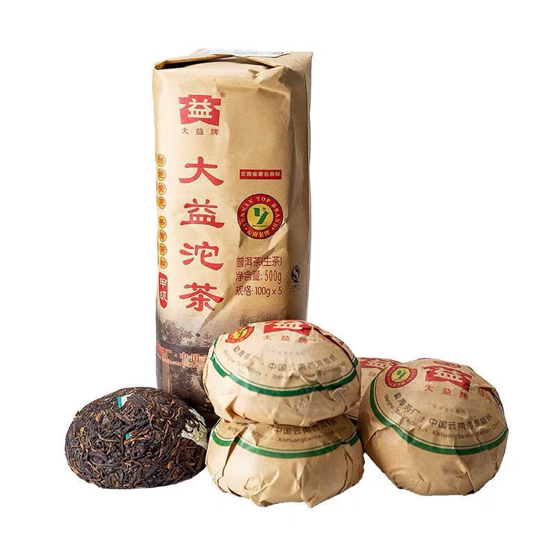2009 Classic Raw Pu'er Tea Jia Ji Tuo Cha Menghai Dayi Pu-erh Tea Puer Raw 500g