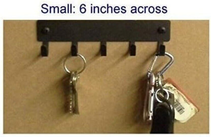 Decorative Scroll KO4 Metal Key Rack Hanger - 6 inch Wide Metal Wall Art