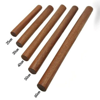 Rolling Pin Solid Wood Natural Unpainted Ebony Baking Tool Kitchen Dough Rollers