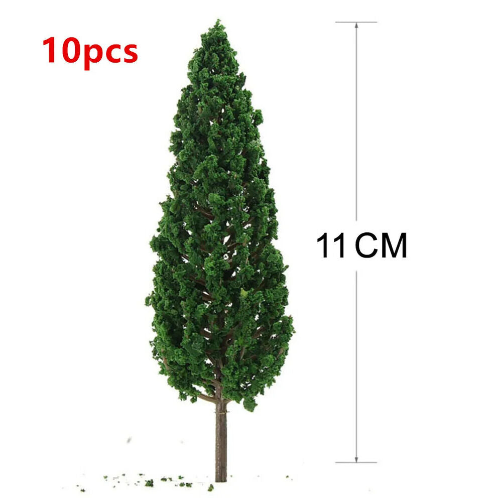 Artificial Miniature Tree 20-70Pcs Plastic Train Scenery Railroad Building Decor