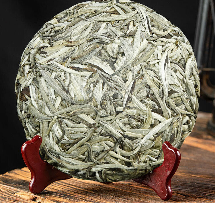 FuDing White Tea Cake Silver Needle Bai Hao Yin Zhe Beeng tea