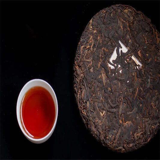 357g Yunan Pu Erh Tea Natural Black Tea Organic Ripe Puer Tea Cake Healthy Drink