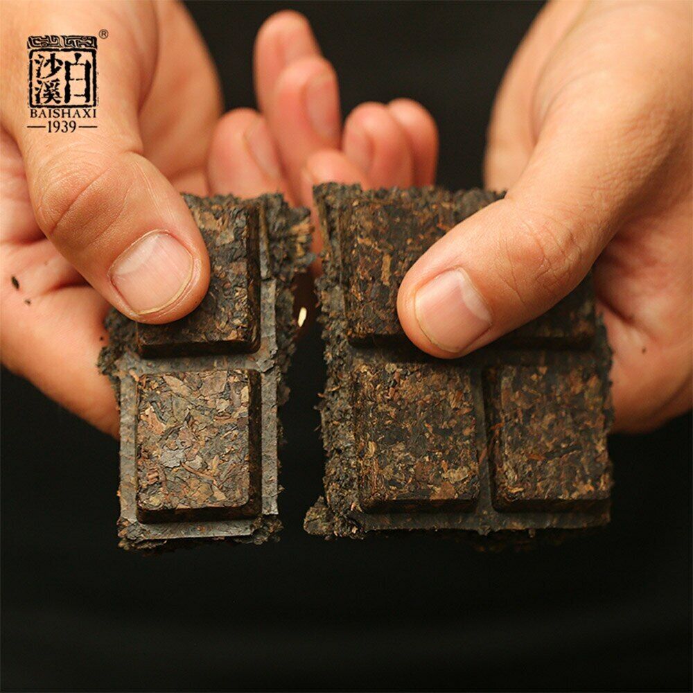 Hei Zhuan Cha Anhua Baishaxi Instant Dark Tea Shortcut Brick Tea Black Tea 450g