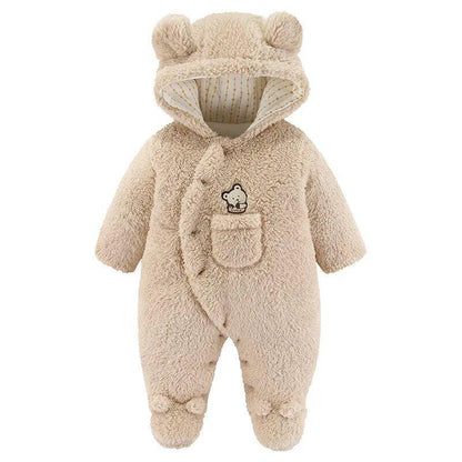Ropa Para Bebe Recien Nacido Niño Niña Conjuntos De Lana Gruesa Monos Para Frio
