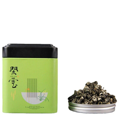 80g Yunnan Biluochun Green Tea Loose Leaf Chinese Slimming Tea Iron Box Gift Tea