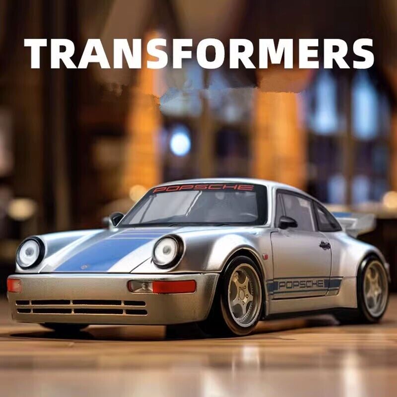 1:24 Porsche 911 Carrera RS 964 Diecast Model Car Sports Toy Vehicle Sound Light