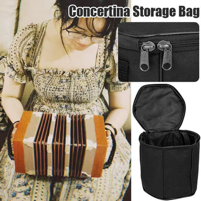 Concertina Portable Storage Bag Accordion Handheld Thickened Cotton Case Bag