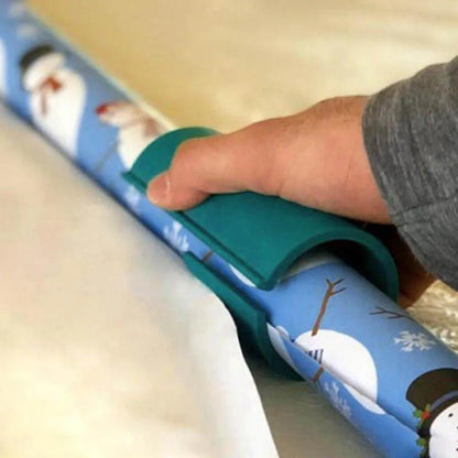 1Pc Sliding Wrapping Paper Cutter Christmas Gift Wrap Paper Craft Cutting TOOI