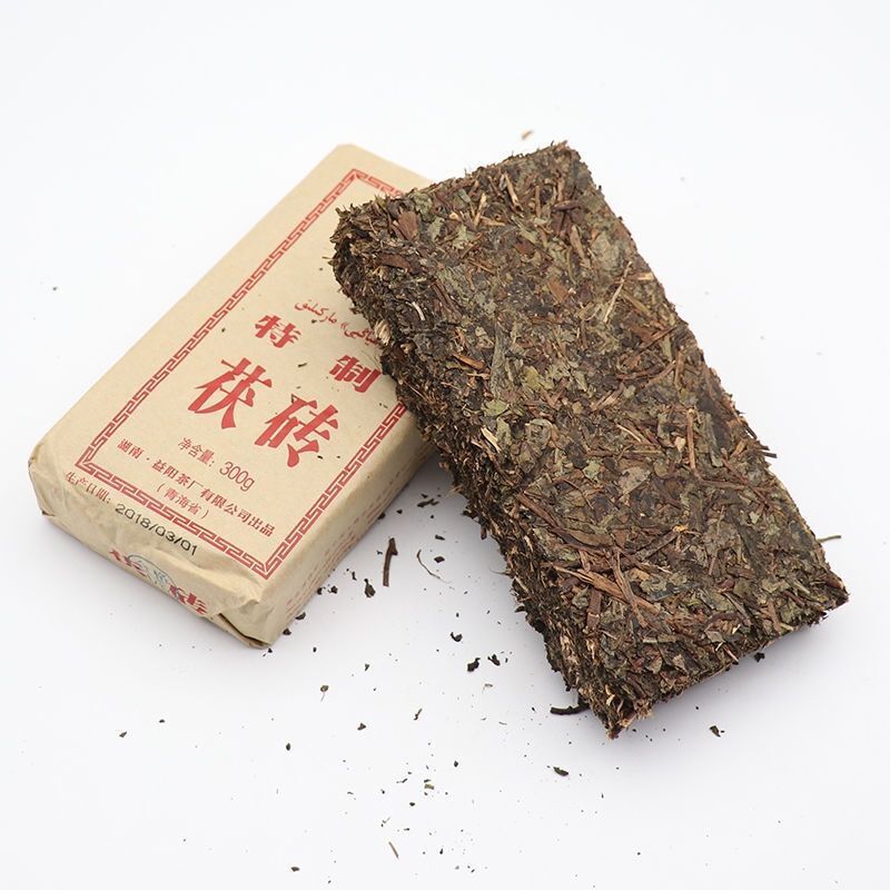 300g Super Grade Fuzhuan Dark Tea Brick Chinese Organic Black Tea Slimming Tea