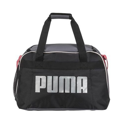 PUMA unisex adult Evercat Defiance Duffel Bag, One Size, Black/Grey