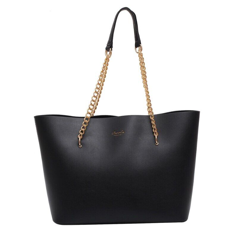 Pu Leather Shoulder Bags Women Handbag Chain Tote Bag Shopper Hand Bag Totes