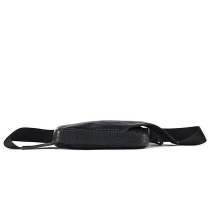 Real leather Men's Crossbody Bag, Crocodile Embossed Deer Skin Sling Chest Bags