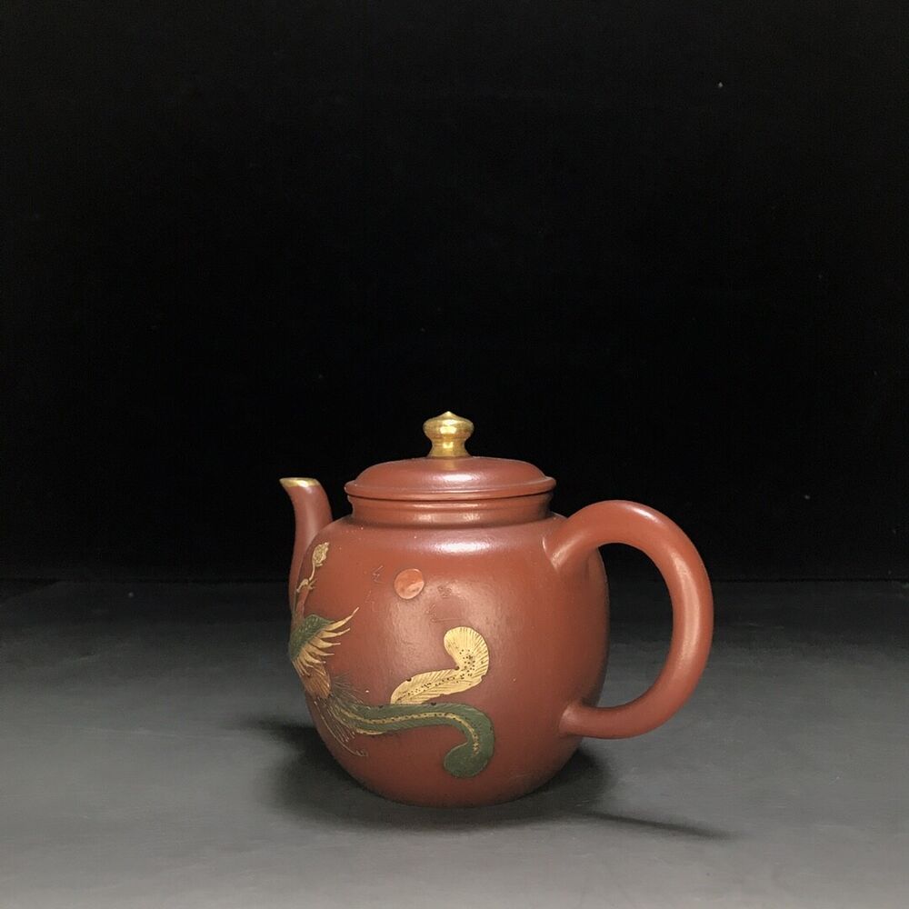 vintage chinese yixing purple clay teapot zisha ceremony teaware collection rare