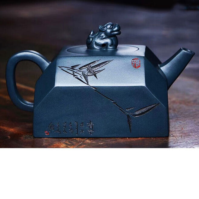 Chinese Yixing Purple Clay Teapot Tea Set Pot Zisha Ceramic Cute Decor Figurine