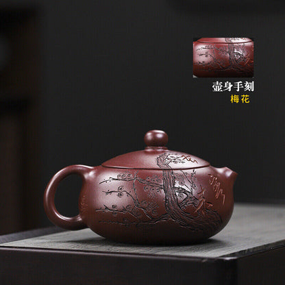 Yixing, China Handmade Purple Clay Pot Dark Fragrance Xishi Tea Making Set
