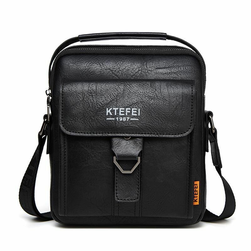 Men's Business Faux Leather Shoulder/Messenger Bag 8" Handbag Outdoor Sport Bag